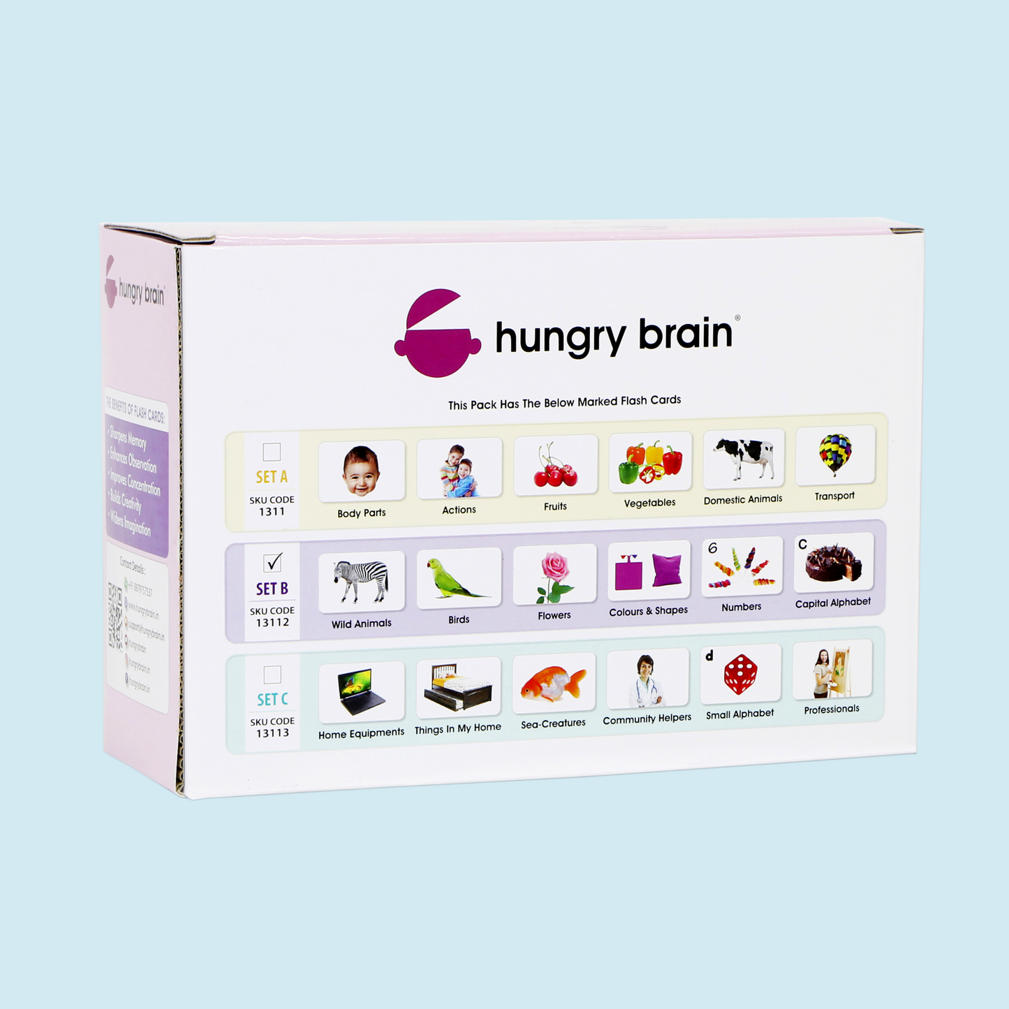 sets of wild animal flashcards