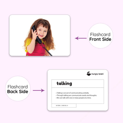 Hungry Brain 6 Pack of Set (A) Flash Cards