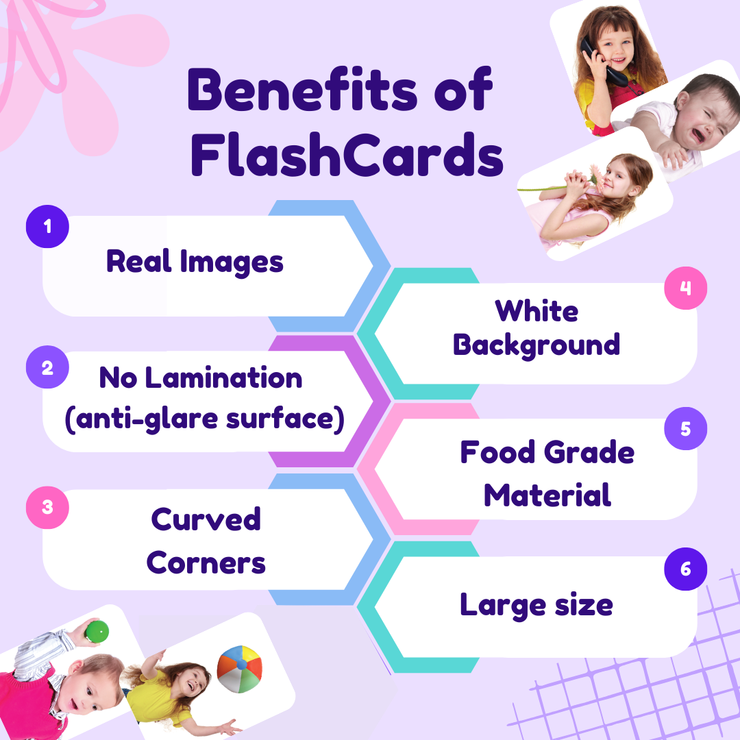 6 Pack of Set (A) Flash Cards