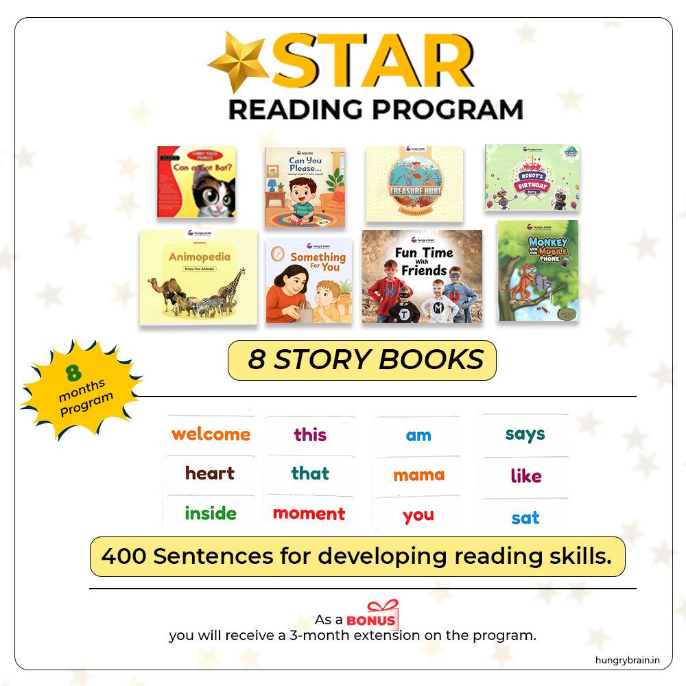 Star Reading Program For age: 8-month to 6-Year old