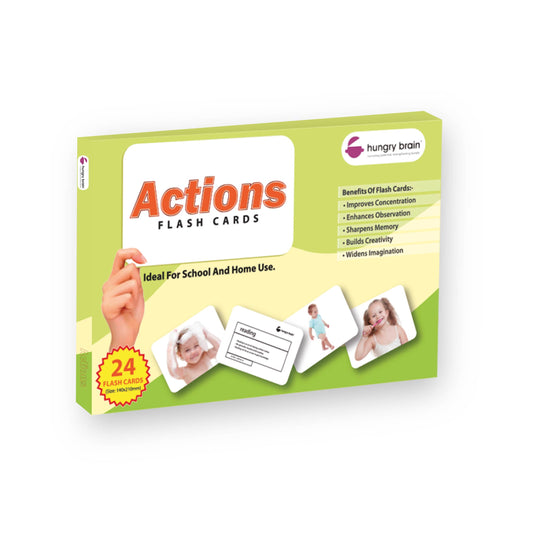 Hungry Brain Action Flash cards