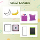 Hungry Brain Colours & Shapes Flash Card