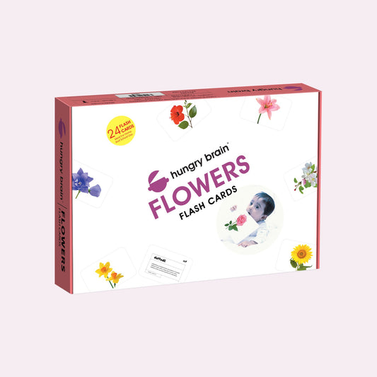 Hungry Brain Flowers Flash Cards