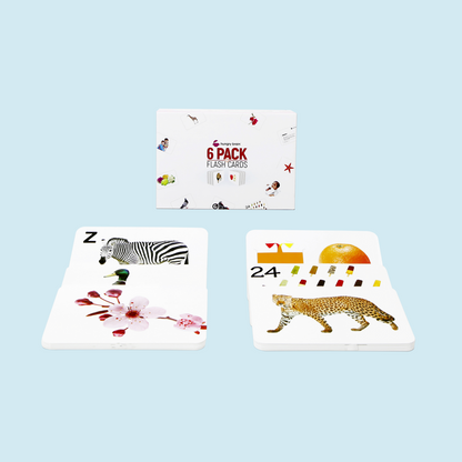Jumbo quantum Flash cards Combo Pack for kids and toddlers (set of 6)