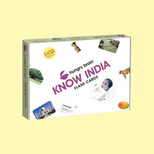 Hungry Brain Know India Flash Card