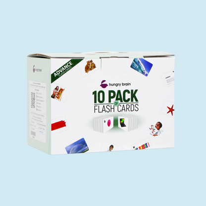 Our collection of 10 advanced set of flashcards for kids is great for advanced learning.