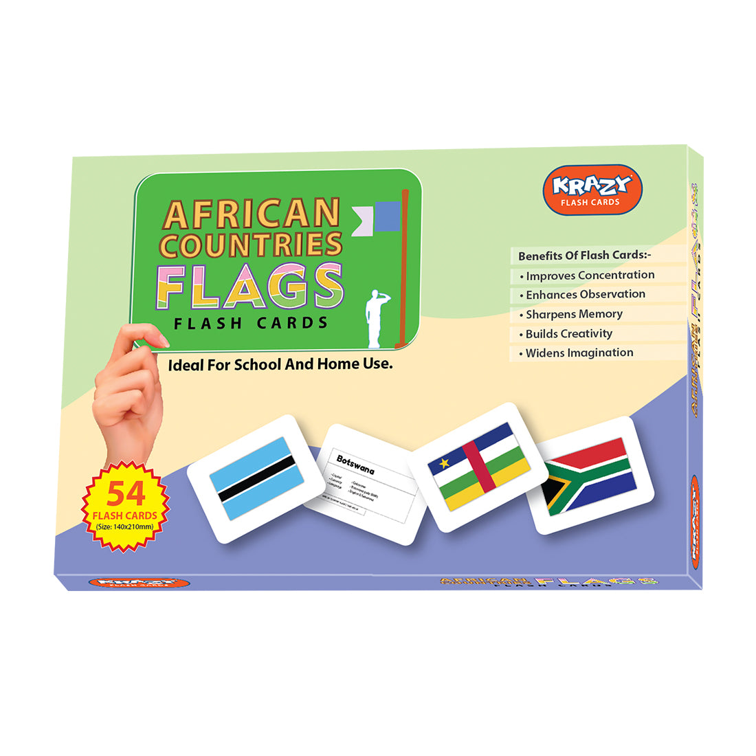 Krazy African Countries Flash Cards