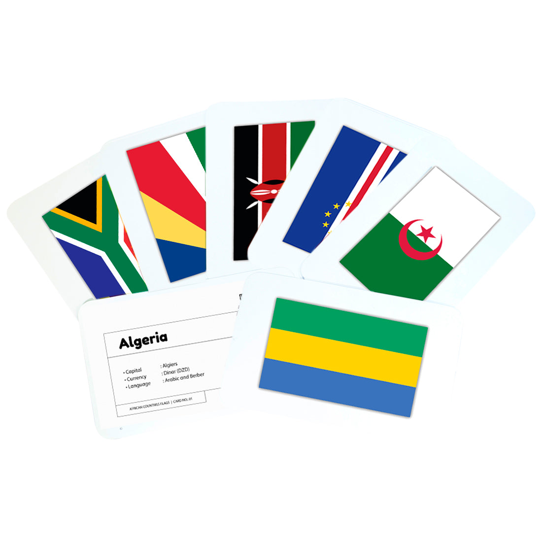 Krazy African Countries Flash Cards