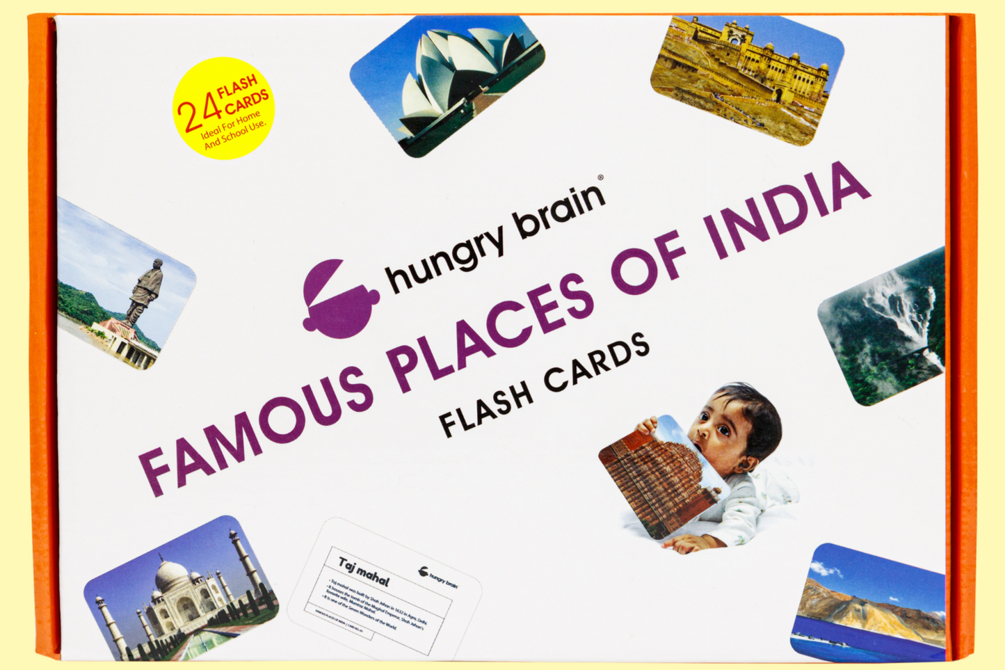 famous Places flashcards for kids