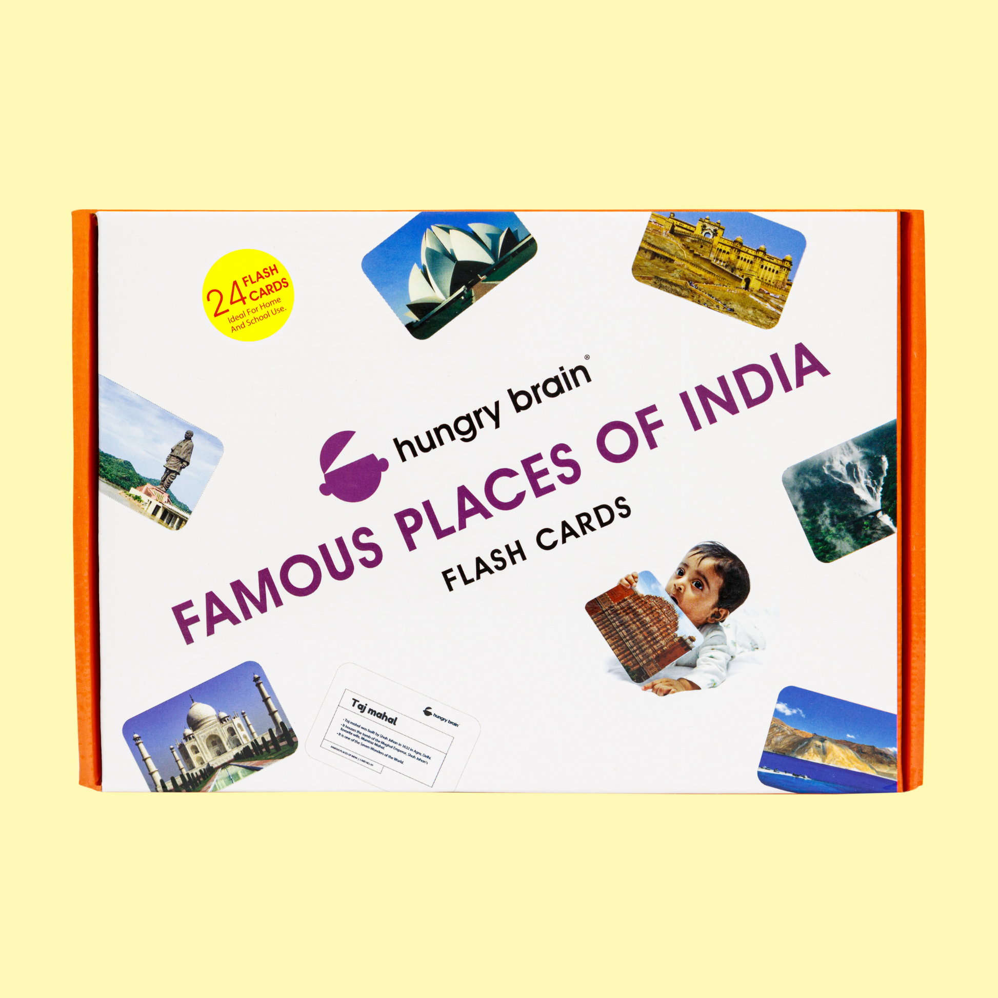 famous Places flashcards for kids