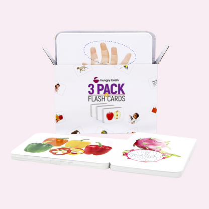 colorful fruit flashcards for toddlers