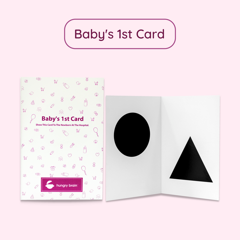 Visual Stimulation Cards | Black and White Flashcards for Newborn ...